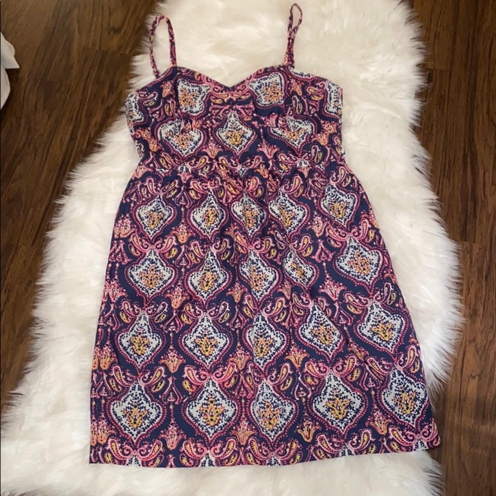 J. Crew Factory Paisley Print Dress